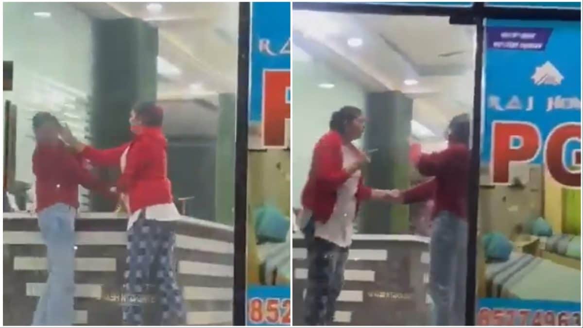 कैमरे पर: नोएडा की महिला को सिक्योरिटी डिपॉजिट मांगने पर पीजी संचालक ने थप्पड़ मारा | भारत समाचार